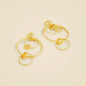 Women’s J.Crew Earrings Drop Circle New NWT